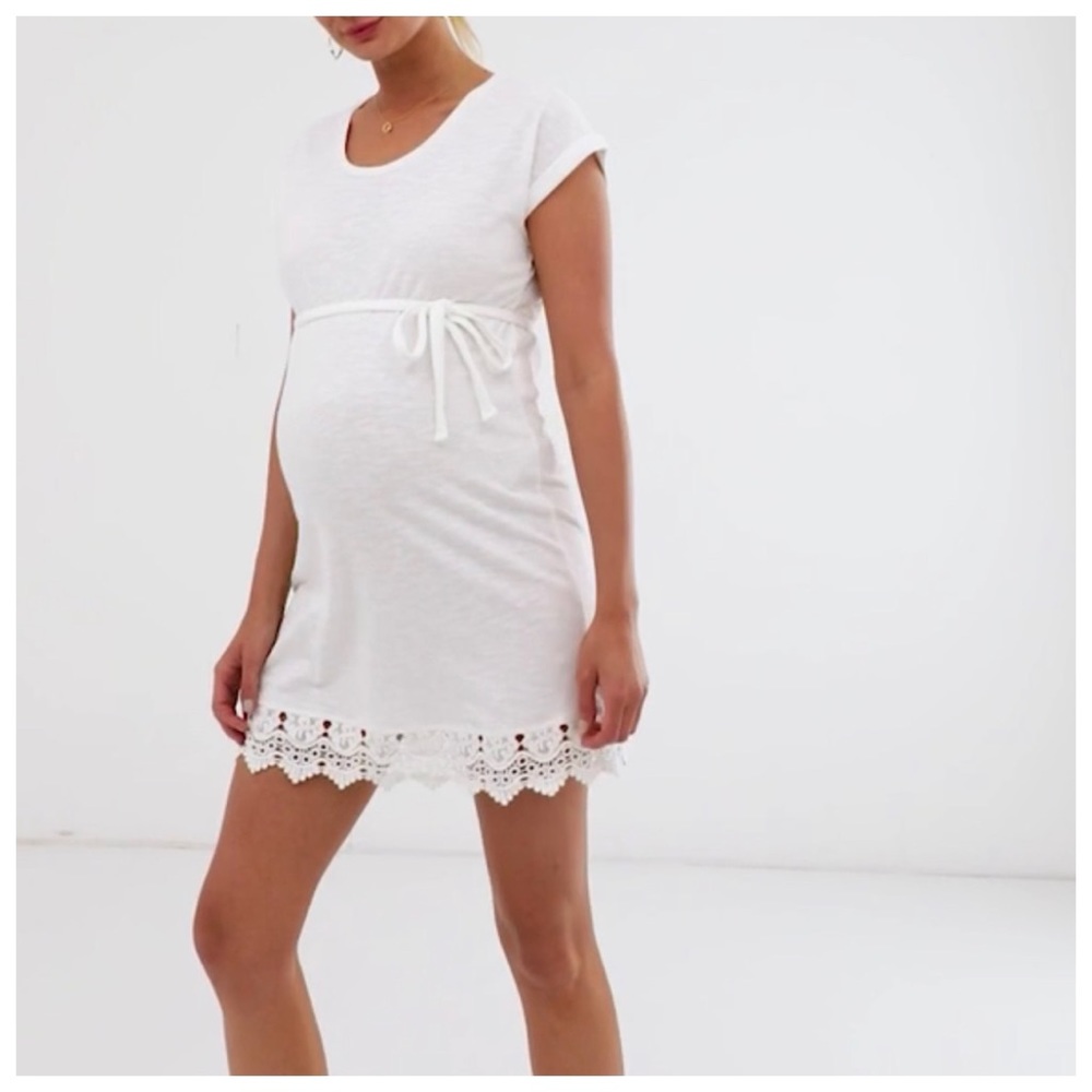 Mamalicious maternity lace detail dress - Picture 7 of 7